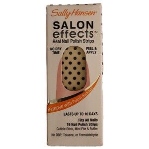 Sally Hansen IN THE SPOT-LIGHT #810 Salon Effects Nail Polish Strips NEW